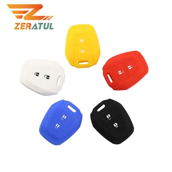 

Zeratul Silicone Car Key Cover Protector Case for Isuzu DMAX MUX Truck 2 Button Silicon Case D-Max FOB Shell Accessory