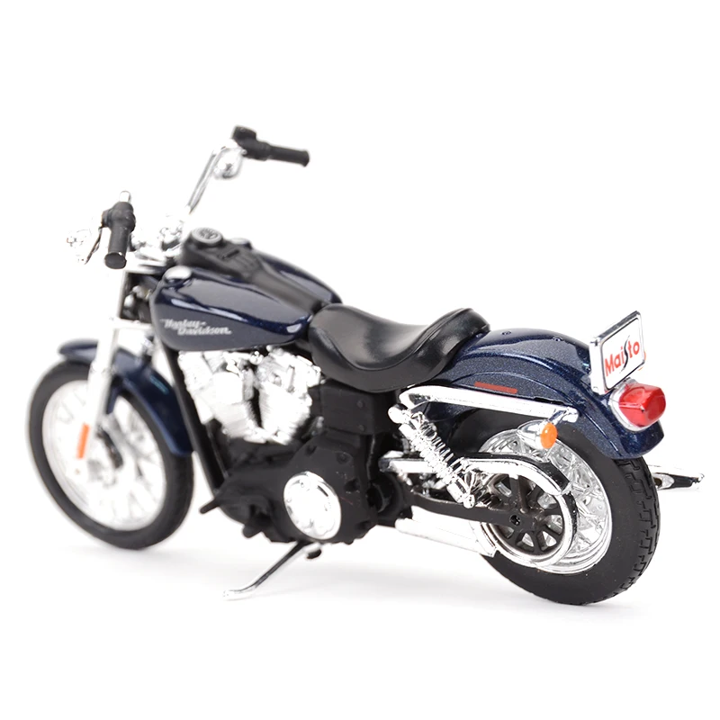 Maisto 1:18 Harley-Davidson 2006 FXDBI Dyna Street Bob Die Cast Vehicles Collectible Hobbies Motorcycle Model Toys 6