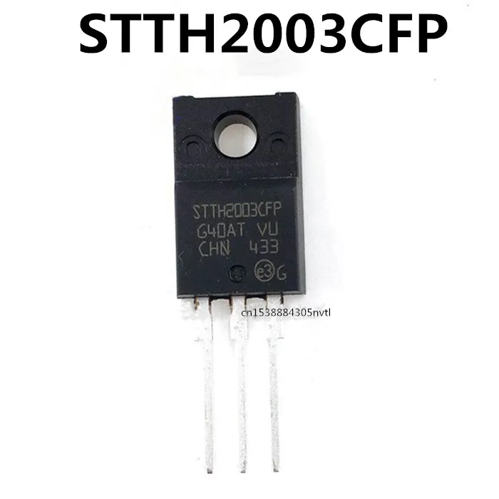 

Оригинальные 10 шт./STTH2003CFP TO-220F 300V 20A