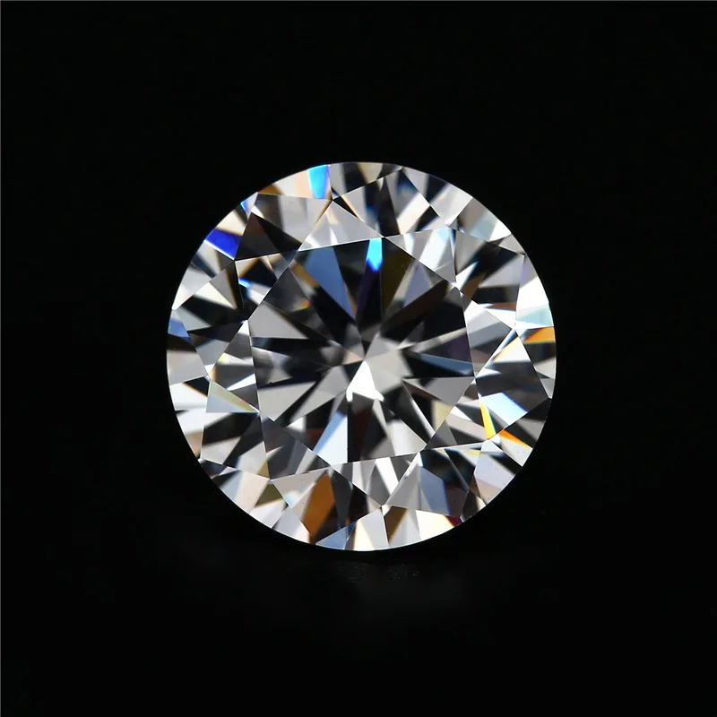 

1ct top quality synthetic moissanites diamonds with certificate D color round brilliant cut moissanites gem stone
