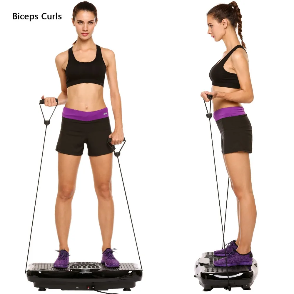 

J-way new Fitness Equipment Vibration Platform Workout Machine Exercise Equipment Body Building US&UK Plug