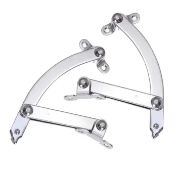 

2pcs Stoppers Heavy Duty Strut Cabinet Cupboard Door Spring Door Shock Lift Support Size S (Silver)