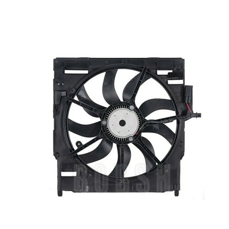 

Car Fan hood and fan 2007-b mwX5 E70 X5 3.0d X6 E71 X6 35iX N54 Electronic fan Water tank electronic cooling fan 17428618242