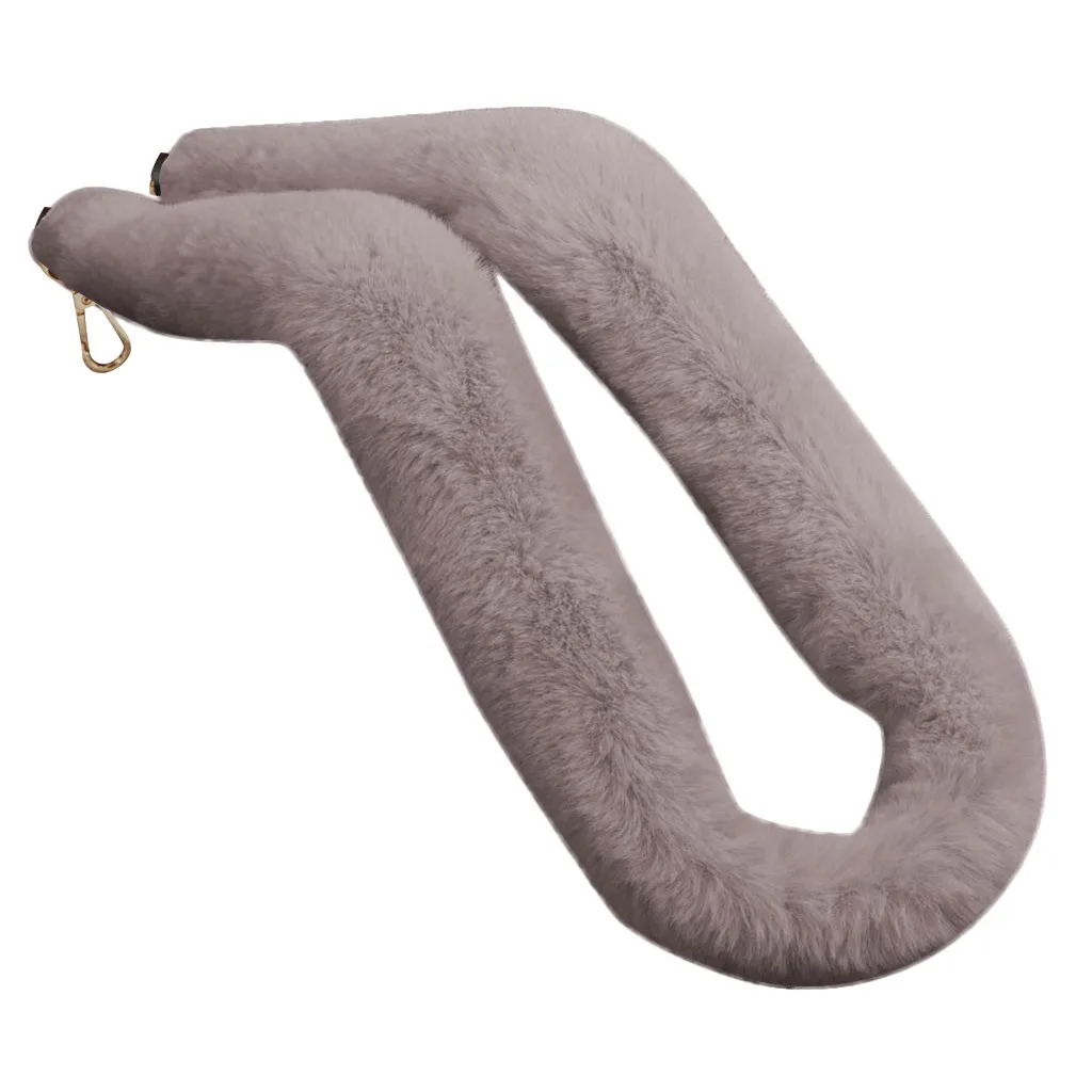Сменный женский плюшевый ремень сумка на ремне для сумки из искусственного меха