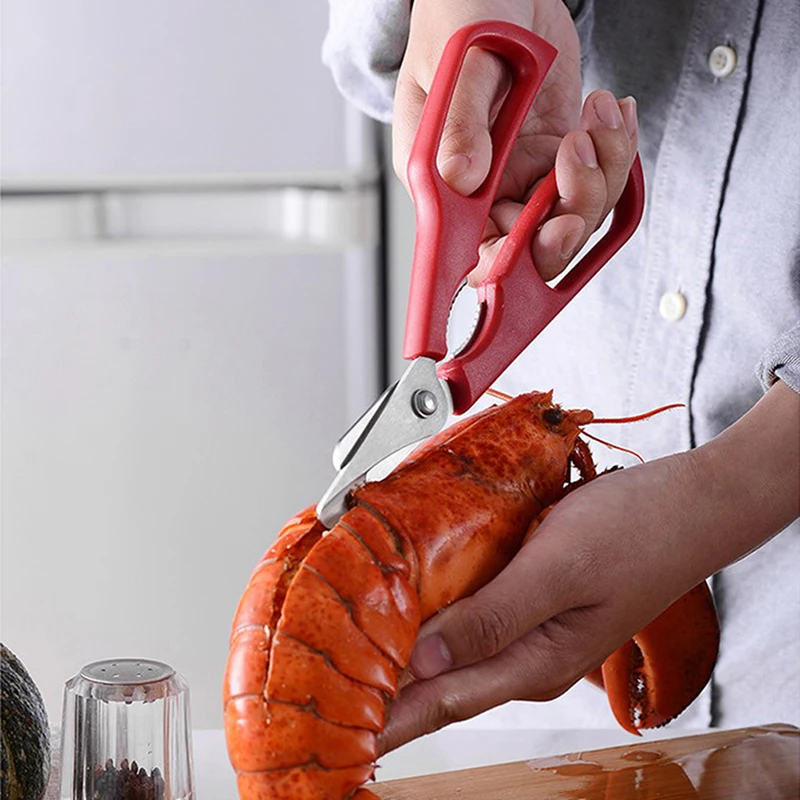 1 шт. ножницы для морепродуктов из нержавеющей стали нож креветок краб снасти