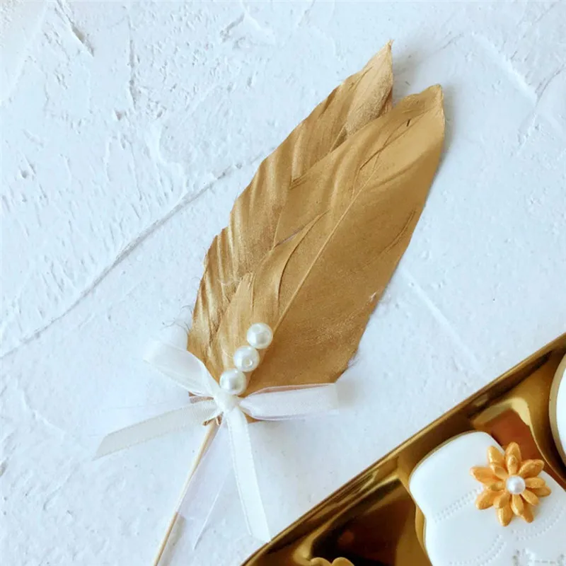 Смешанные batch40 шт спрей Золотой Гусь/утка feather10-22cm DIY сценические украшения аксессуары Шлейфы ювелирных изделий перья для рукоделия