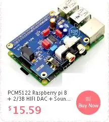 Raspberry Pi Raspi+ 4137 цифровой сетевой плеер I2S DSD поддержка для VOLUMIO MOODE I2S 32 384K DSD256 pi 3 2B