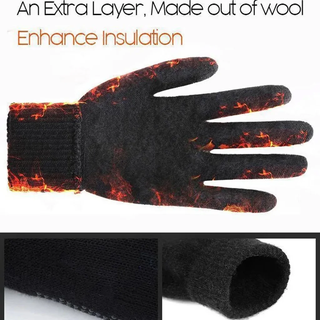 Мужские спортивные зимние уличные водонепроницаемые экстра-изолированные перчатки для сенсорного экрана спортивные женские перчатки женские зимние теплые перчатки* 5