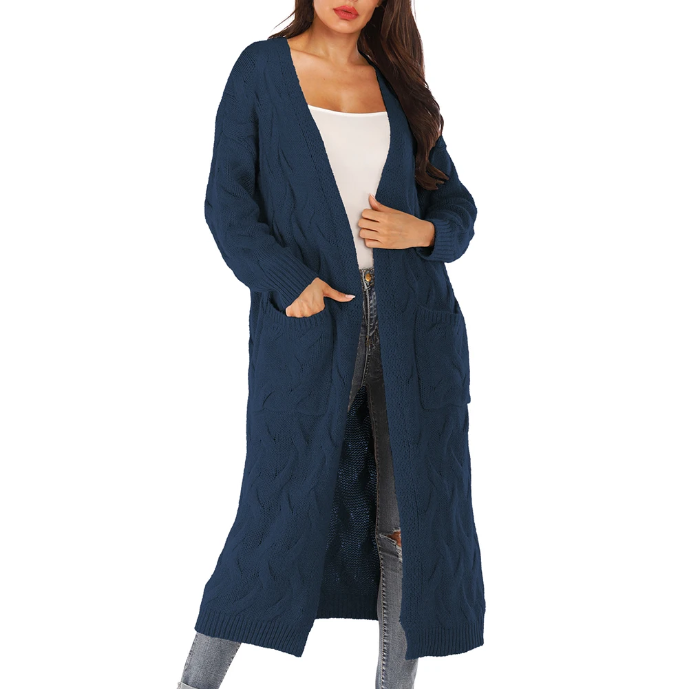 ^Cheap Chic Autumn Hand Knit Sweater Long Coat Pocket Lazy Rough Wool Long Sleeve Cardigan Crocheted Outwear 1 ^Cheap Chic Autumn Hand Knit Sweater Long Coat Pocket Lazy Rough Wool Long Sleeve Cardigan Crocheted Outwear 1