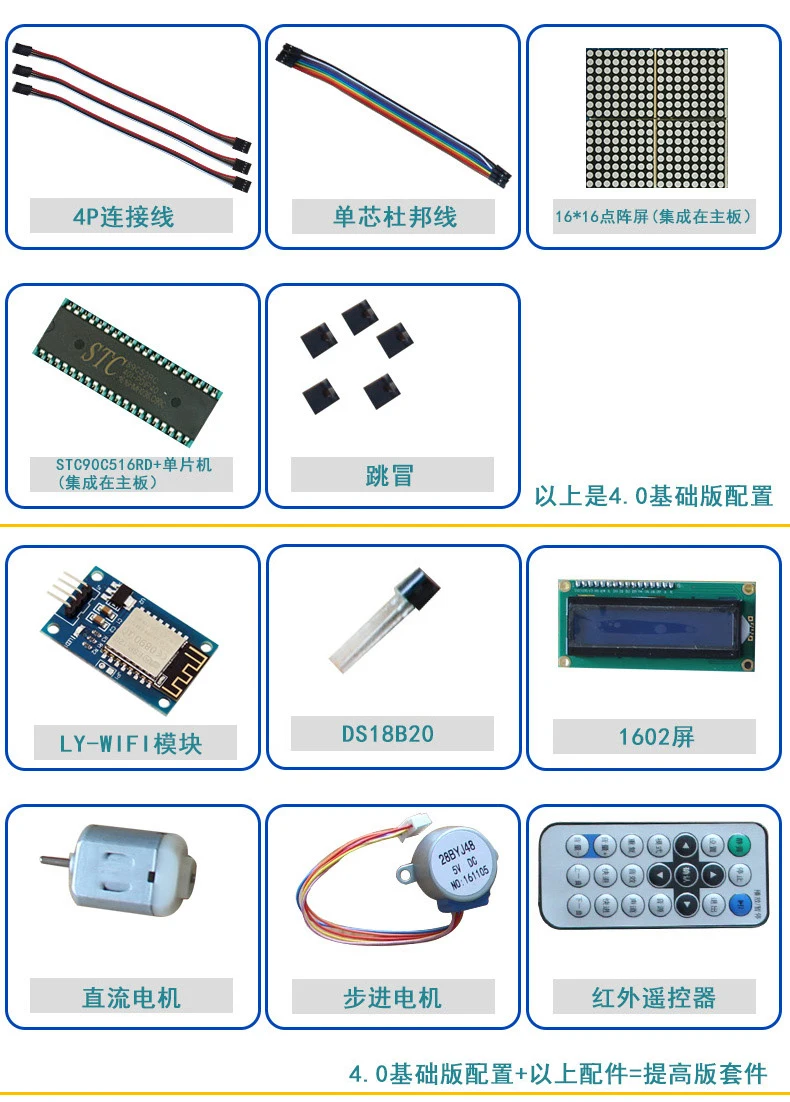 ly-51s 4,0 один чип макетная плата обучения доска STM32 Arduino три в одном