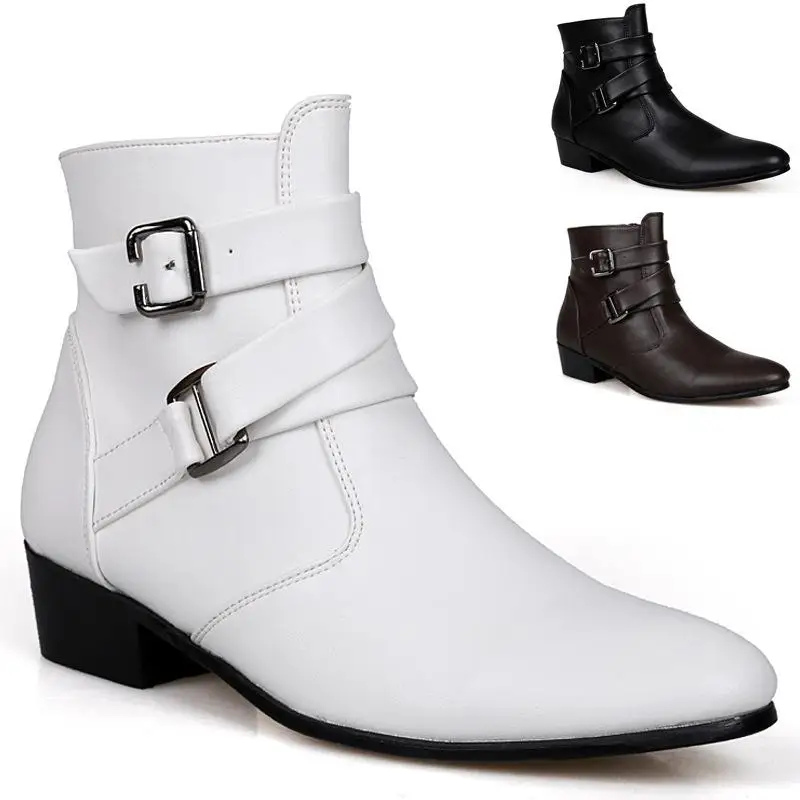 comfortable black boots mens