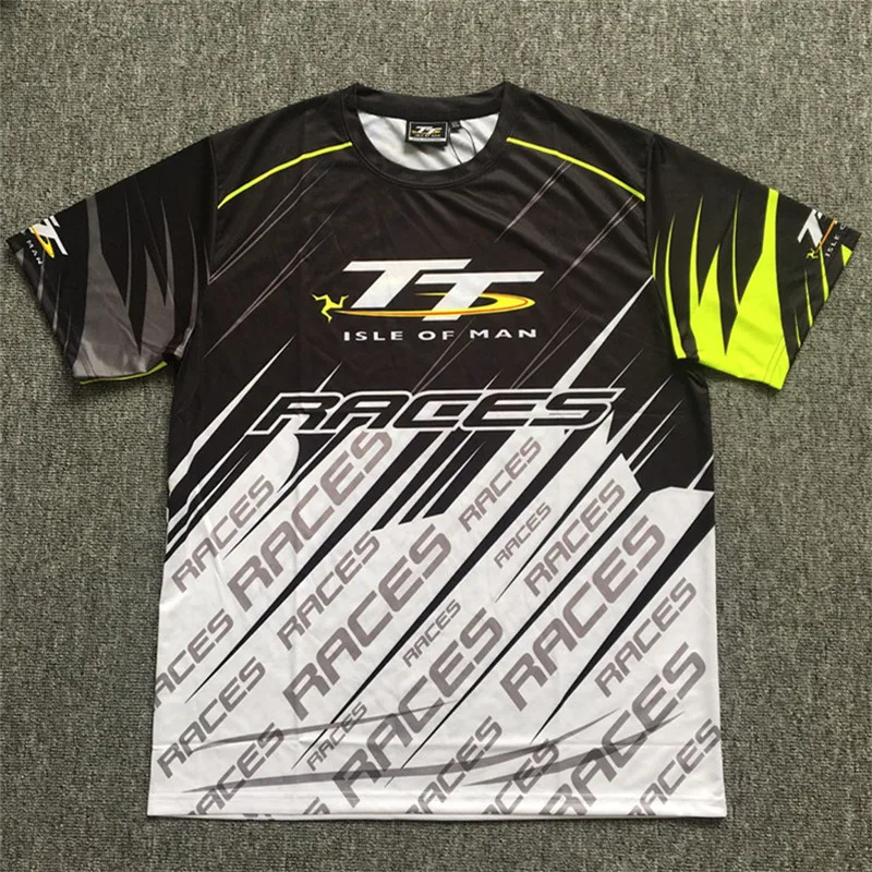 Футболки для супербайка Isle of Man TT Racing короткая футболка для любителей локомотива модная одежда для езды на мотоцикле футболка/Джерси