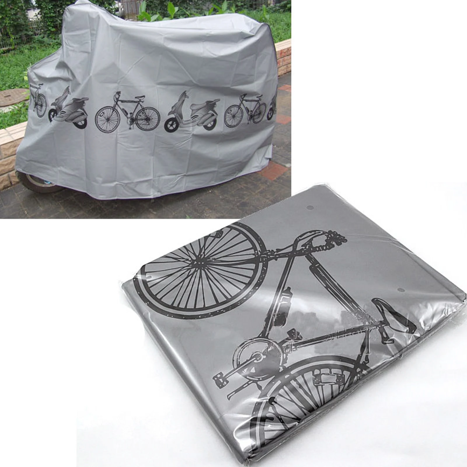 

Bicycle UV Protector Cover Outdoor Bike Rain Snow Dustproof Sunshine Water Cover Motorcycle Waterproof Bicycle Protective Gear