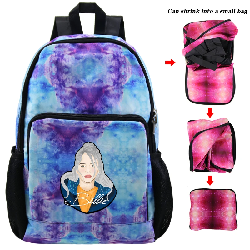 Mochilas Billie Eilish Рюкзак Студенческие школьные сумки для подростков сумка для ноутбука Рюкзаки Escolares Para Adolescentes