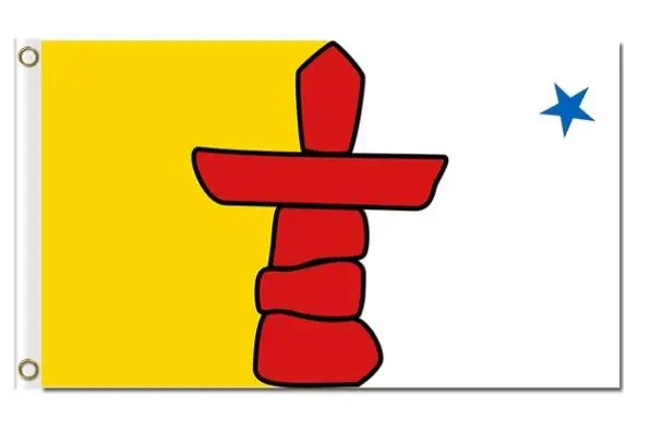 Nunavut флаг на заказ оформление дома баннер