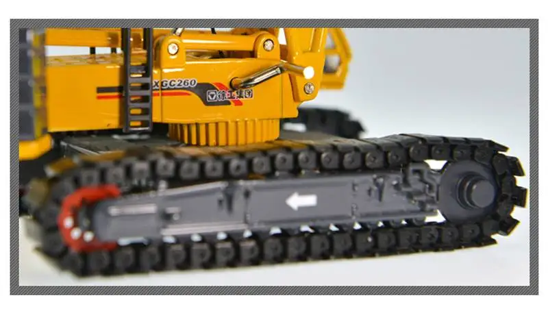 Завод 1/120 масштабная модель XCMG XGC260 гусеничный кран литая модель для продажи
