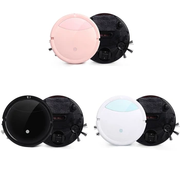 

3In1 Smart ing Robot Vacuum Cleaner Auto Rechargeable Strong Suction Flexible Move Driving Floor-EU Plug