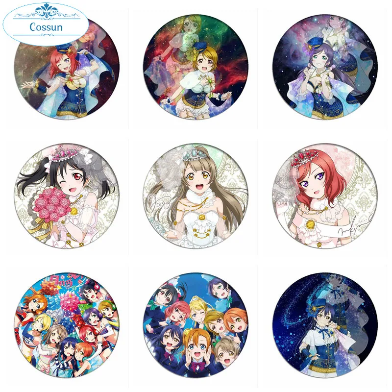 Обувь в стиле аниме Живая Любовь Kotori Minami Значок косплея Nishikino Maki брошь язавы Нико