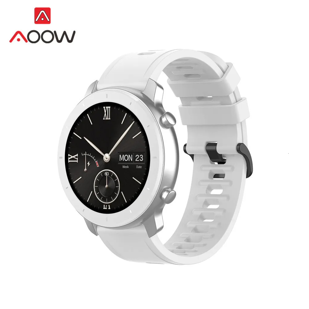 20 мм 22 мм спортивный силиконовый ремешок для часов Amazfit GTR 42 мм 47 мм samsung Galaxy Watch Active2 S2 S3 huawei GT 2 Garmin ремешок