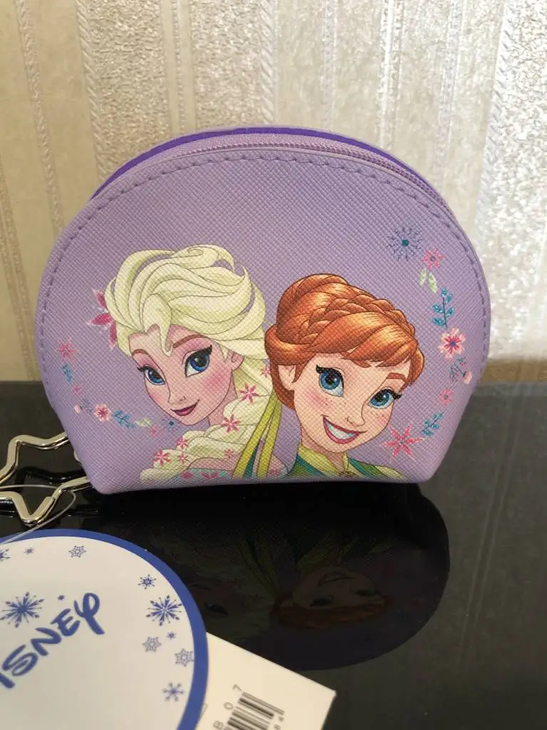 Новое поступление подлинный Дисней FrozenII детский мультяшный плюшевый Кошелек из искусственной кожи для монет Русалка холодное сердце девушка сумка монета Эльза сумочка клатч плюшевый