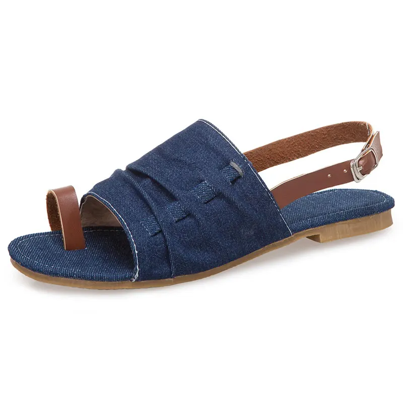 Denim flat sandals Clearance