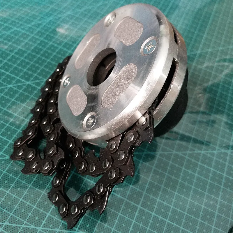 Grass Trimmer Head Universal Lawn Mower Chain Trimmer Head Chain Brushcutter For Trimmer Garden Grass Brush Cutter Tools Spare Parts