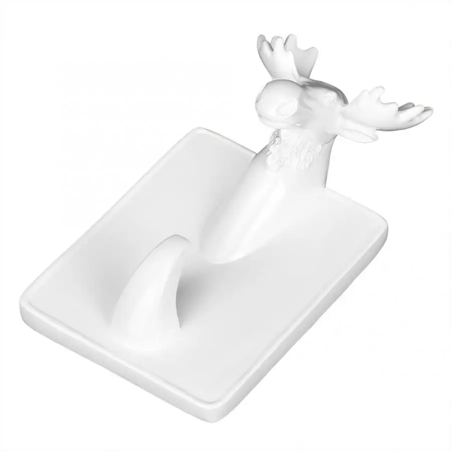 Многофункциональная Смола лося форма крюк стена в скандинавском стиле подвесная комната вешалка-крючок для пальто рождественские украшения 6 Catty грузоподъемность