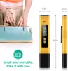 High Accuracy 0-14 PH 0.01 LCD Digital PH Meter WaterTester for Water Food Aquarium Pool Hydroponics Pocket Size PH Tester 2