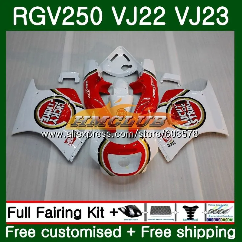 Корпус для SUZUKI SAPC VJ22 RGV 250 94 95 96 97 98 18CL. 8 ярко-красного цвета RGV-250 VJ23 RGV250 1988 1994 1995 1996 1997 1998 обтекатель - Цвет: No. 1