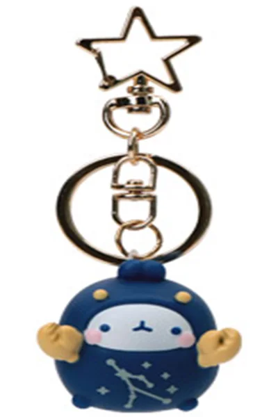 MOLANG Twelve Constellation Rabbit Keychain Blind Box Toys Korea Guess Bag Caja Ciega Blind Bag Toy for Girl Figures Cute Model Cancer