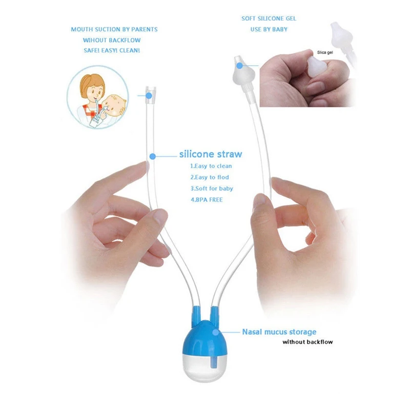 Shujin популярный вакуумный отсасывающий носовой аспиратор для новорожденных, безопасный носовой аспиратор для младенцев