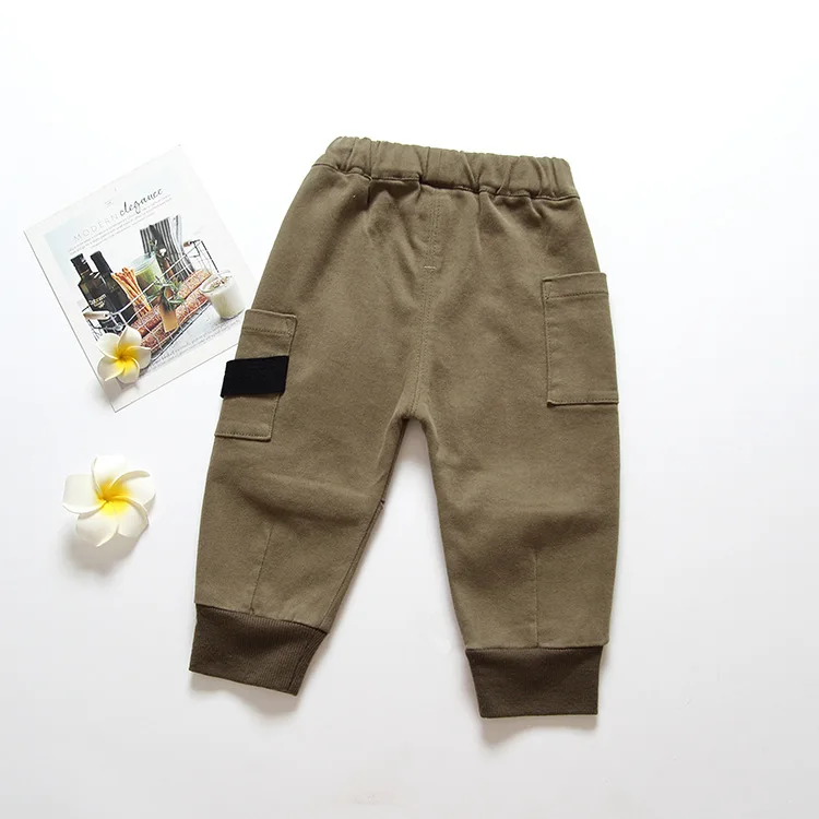 

2019 New Style Korean-style Spring And Autumn Children Loose Bib Overall Skinny Pants Casual Pants 1-4-Year-Old CHILDREN'S Trous