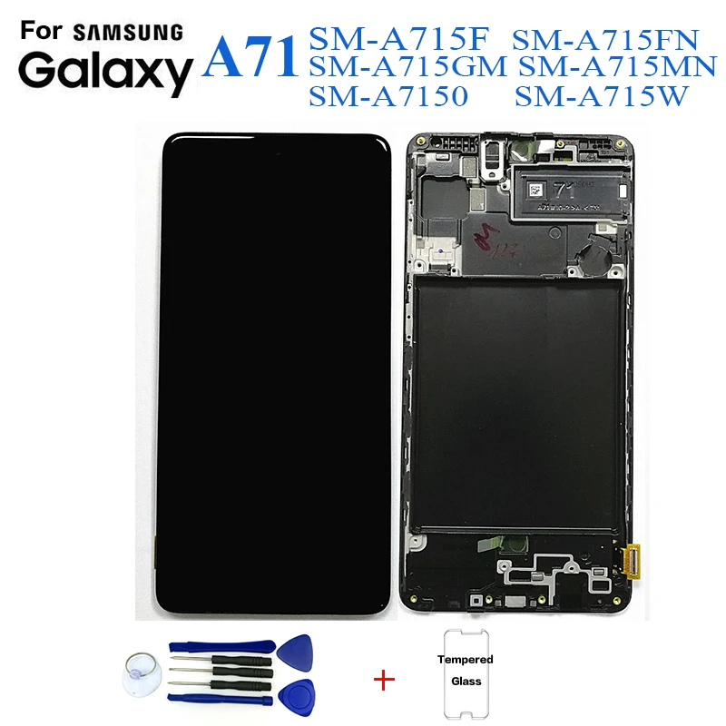 For Samsung Galaxy A71 A715 lcd Display Screen replacement for A7150 A715GM A715F A715FN display screen module | Мобильные телефоны