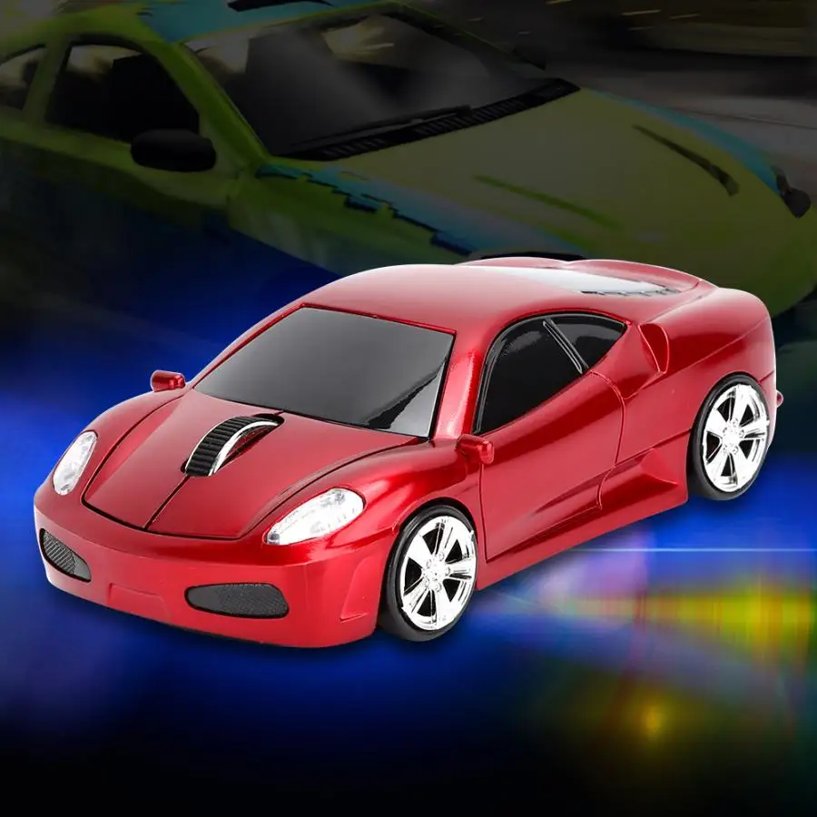 Для модели Автомобиля Ferrari креативная 2,4G 1200 dpi беспроводная мышь Мыши для ноутбука компьютерный игровой коврик для мыши
