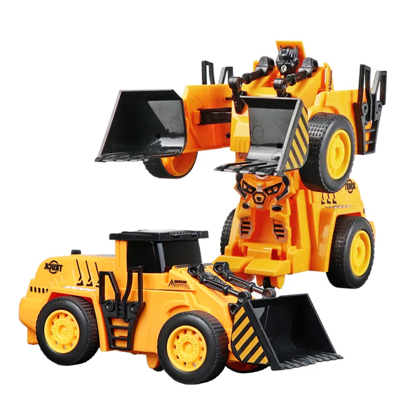 

Deformation Action Crash Deformation Engineering Car Robot 2 In 1 Toys Automatic Transform Birthday Gift for Boys Children Y143