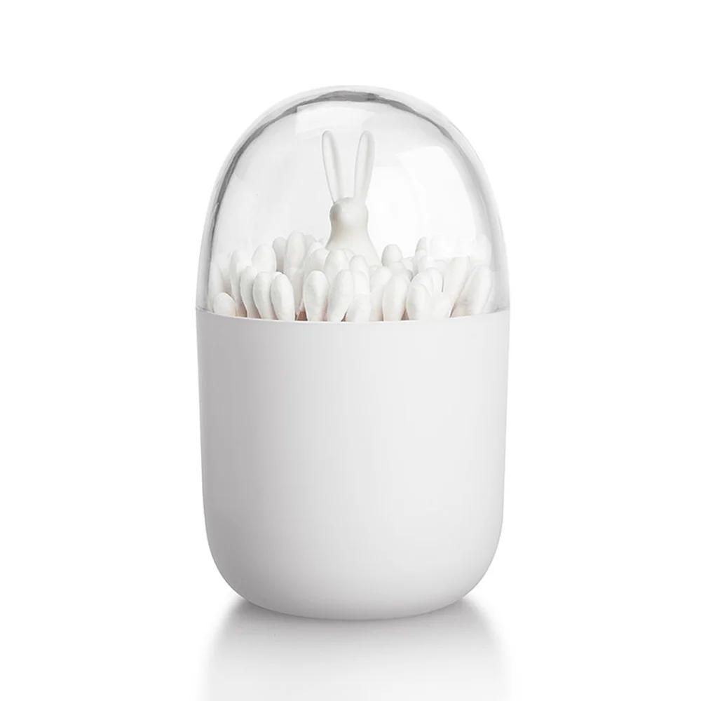 rabbit Креативное моделирование животных зубочистка хлопка банка для ватных дисков домашний ящик для хранения украшений - Цвет: rabbit