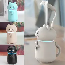 Мини портативный пончики USB воздухоувлажнитель очиститель поплавки Арома диффузор паровой милый кот
