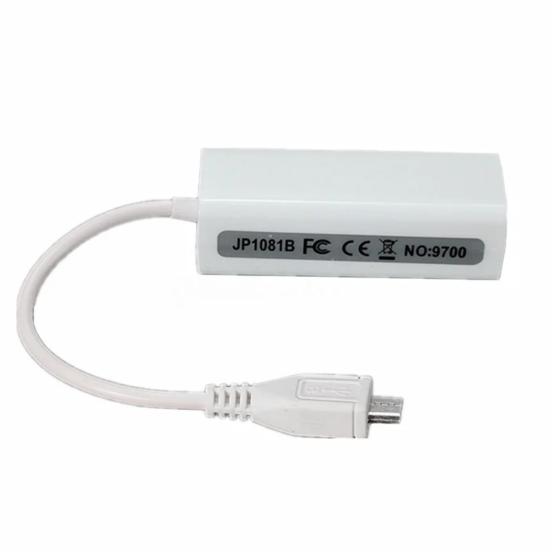 

Micro USB 2.0 5P to RJ45 Networks Lan Ethernet Cable Converter Adapter for Tablet PC LHB99