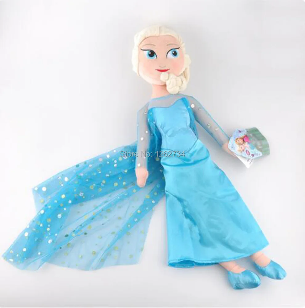 EMS 50/лот 2 стиля Эльза Анна Принцесса 50 см плюшевая игрушка, фигурка куклы
