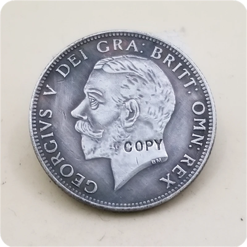

Rare 1927 United Kingdom 1 Florin - George V COPY COIN
