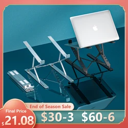 Support pliable pour ordinateur portable, Base de bureau, pour Macbook, iPad, tablette, réglable 