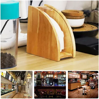 

Hand Drip Coffee Filter Paper Holder Storage Rack Decorative Coffee Filter Container Countertop Dispenser Display Stand Shelf