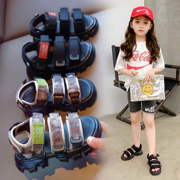 

AAdct 2020 new boys sandals summer fashion liitle kids sandals for girls soft sole beach children shoes