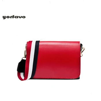 

Fashion Female leather shoulder bag small candy color Messenger bag women crossbody bag with canvas strape portable Koeran style