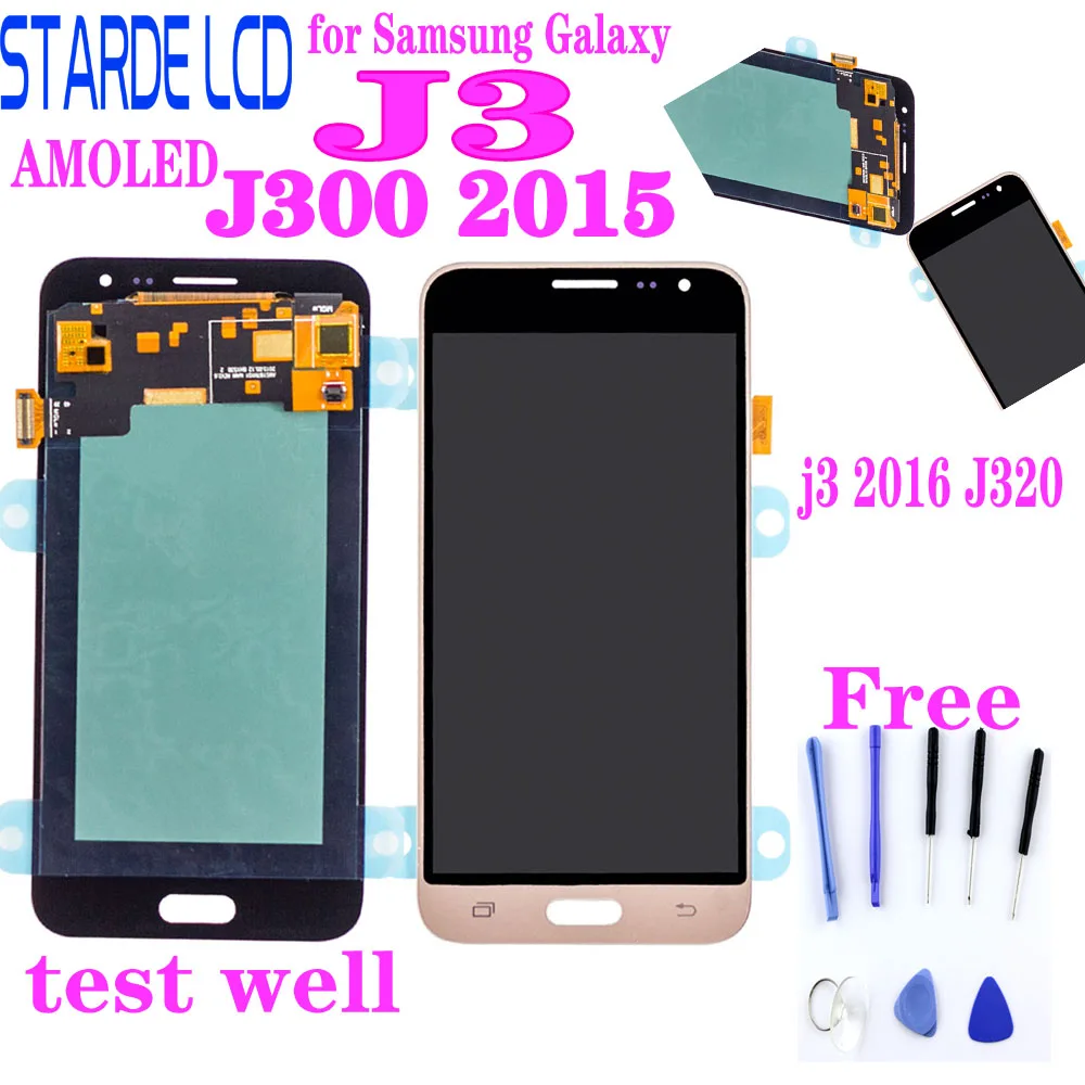 

For Samsung Galaxy J3 2016 2015 J300 J320 J320A J320F J320M LCD Display Touch Screen Digitizer Assembly