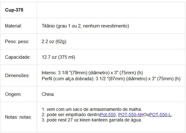 Toaks titânio acampamento pote e copo(375 мл, 450 мл, 550 мл, 650 мл, 700 мл, 750 мл, 800 мл, 900 мл, 1100 мл, мл, мл