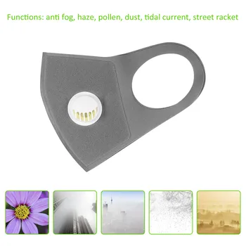 

Sponge Mask Respirator Valve Mask Washable High Density Sponge Mask Sponge Dust-Proof Cloth for Health & Anti Dust