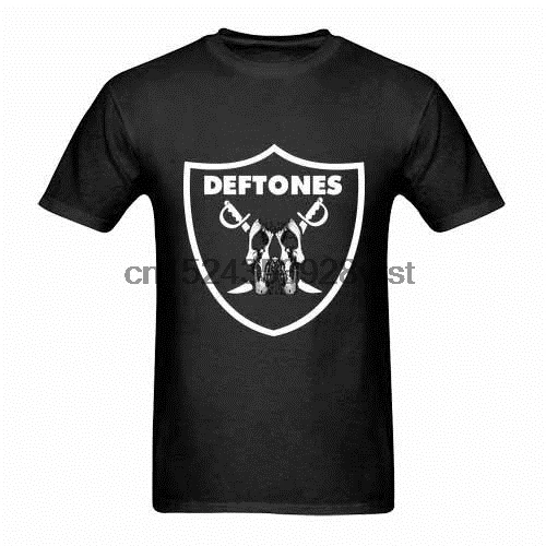 Deftones черная футболка с логотипом Raider новая мужская размер от S до 3XL |