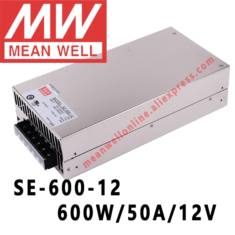 

Mean Well SE-600 Series 600W 5V/12V/15V/24V/27V/36V/48V DC Single Output ower Supply meanwell online store