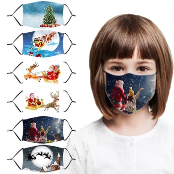 

Christmas Masks Reusable Washable Face Protection Outdoor Face Bandanas Kids Mascarilla Reutilizable Mondkapjes Herbruikbaar
